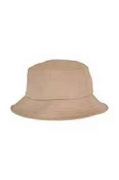 Панама Flexfit из хлопкового твила Yupoong, хаки