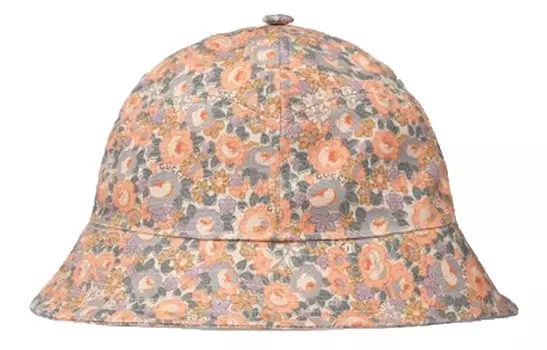 Панама Gucci Unisex Liberty, светло-розовый / светло-синий