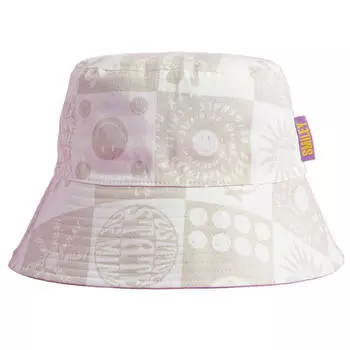 Панама H&amp;M Smiley Patterned Cotton Twill Bucket, светло-бежевый