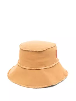 Панама из канваса SANDRO, коричневый