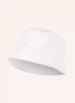 Панама из меха тедди Espadrij L'Originale, бежевый