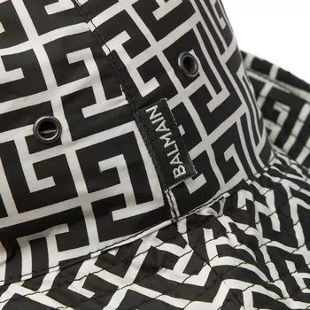 Панама из нейлона с монограммой Balmain