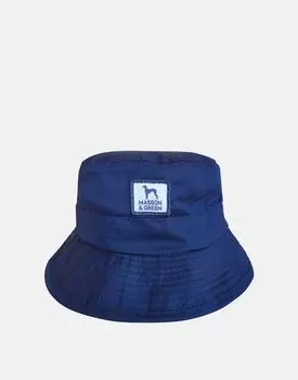 Панама из органического хлопка Masson & Green, темно-синий
