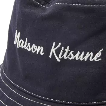 Панама из спецодежды Maison Kitsune