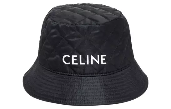 Панама из винилового твила CELINE, черный
