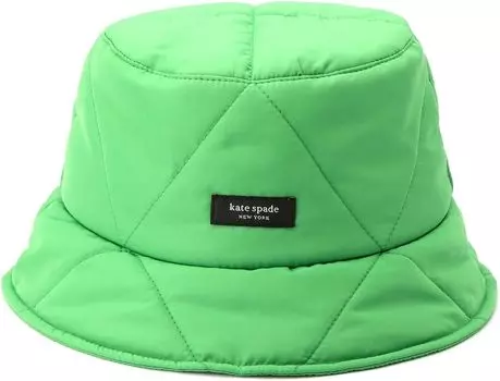 Панама Kate Spade New York Sam Quilted Bucket Hat, цвет Kate Spade Green