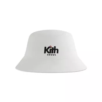 Панама Kith Seoul Dawson Bucket Hat, белый