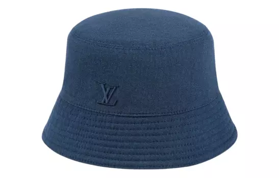 Панама Louis Vuitton с логотипом, синий