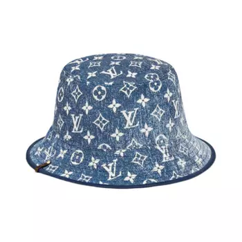 Панама Louis Vuitton, синий / белый