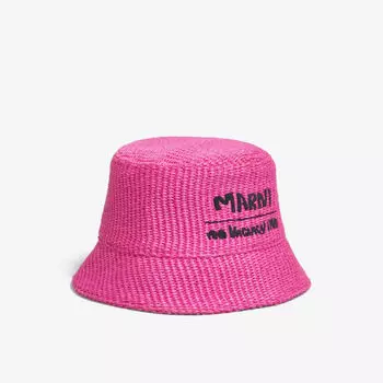 Панама Marni x No Vacancy Inn из смесового хлопка Marni, фуксия