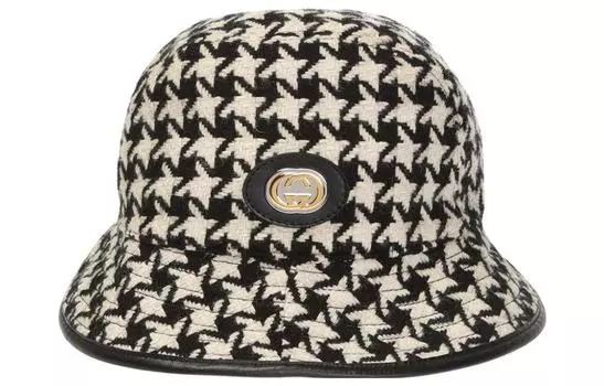 Панама мужская Gucci, черный / белый