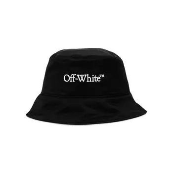 Панама Off-White Bookish Bucket Hat, черный/белый