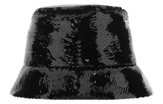 Панама Prada с пайетками, черный