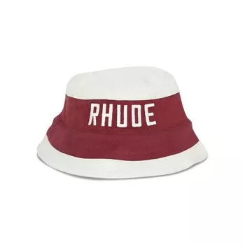 Панама Rhude Chamonix Bucket Hat, цвет Maroon/Cream