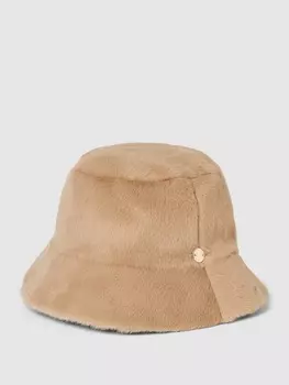 Панама с искусственным мехом Marc Cain, коричневый