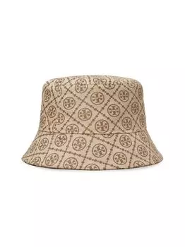 Панама с короткими полями и монограммой Double T Tory Burch