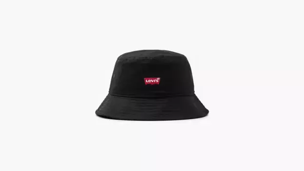 Панама с логотипом «летучая мышь» Levi's, черный