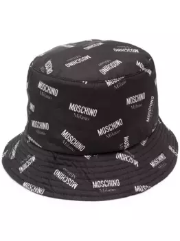 Панама с логотипом Moschino, черный