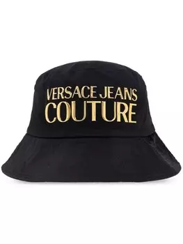 Панама с логотипом Versace Jeans Couture, черный