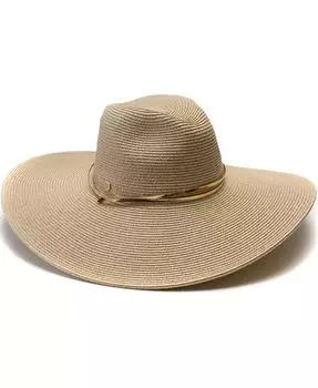 Панама с металлическими полями оверсайз-брим BCBGeneration, бежевый