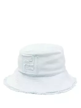 Панама с нашивкой FF Fendi Kids, синий