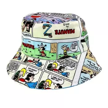 Панама с персонажами Peanuts, цвет Multi Color Reversible