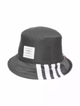 Панама с полосками 4-Bar THOM BROWNE, серый