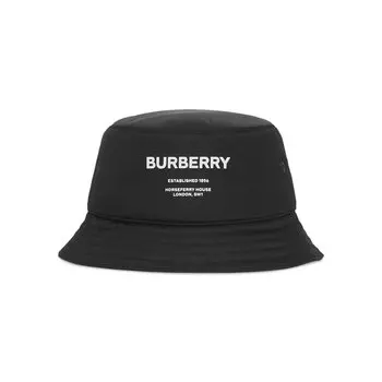 Панама с принтом Burberry Horseferry, цвет Черный