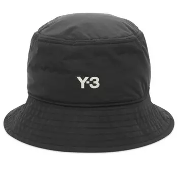 Панама с тремя полосками Y-3, черный
