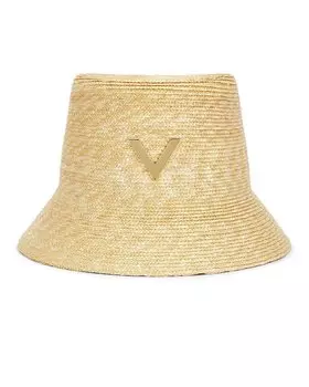 Панама с V-образным вырезом Valentino Garavani, цвет Naturale