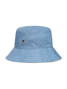 Панама с вышитым логотипом Tommy Hilfiger Junior, синий