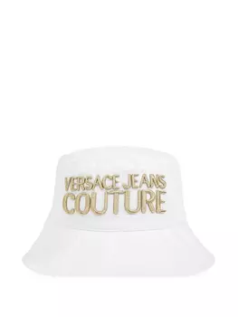 Панама с вышитым логотипом Versace Jeans Couture, белый