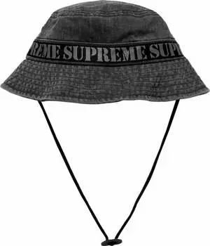 Панама Supreme Stencil Webbing, черный