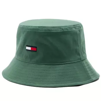 Панама Tommy Jeans Flag, зеленый