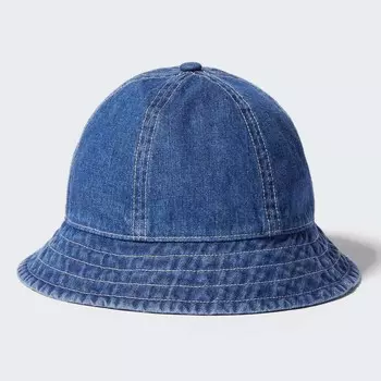 Панама Uniqlo Denim Metro, темно-голубой