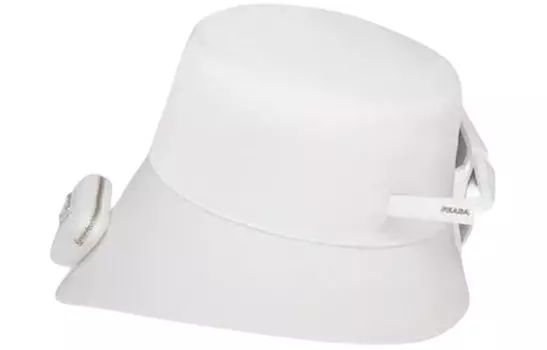 Панама унисекс PRADA из нейлона, White