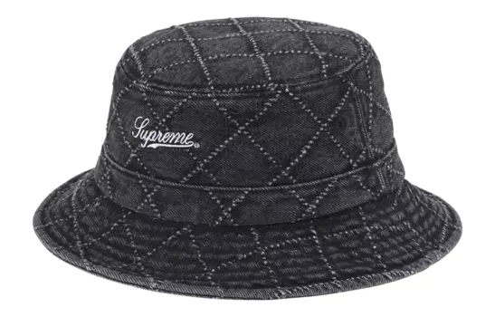 Панама Supreme Punched Denim, черный