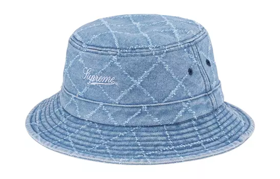 Панама Supreme Punched Denim, синий