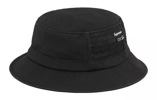 Панама Supreme с карманом на молнии, черный