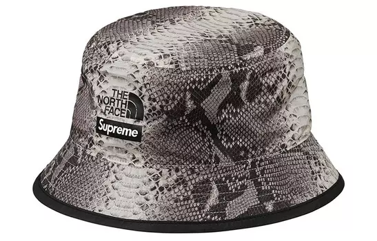 Панама The North Face x Supreme, черный / белый