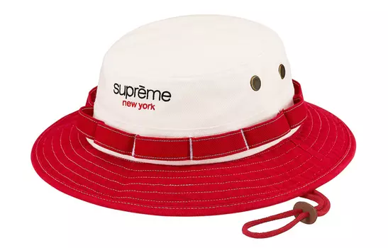 Панама Supreme с логотипом, синий