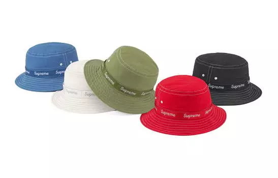 Панама унисекс Supreme Webbing, красный