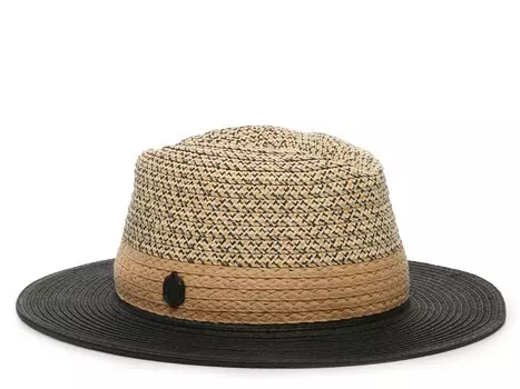 Панама Vince Camuto Raffia, черный/светло-коричневый