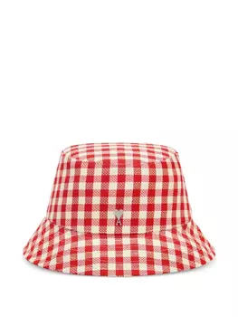 Панама в клетку AMI Paris, красный