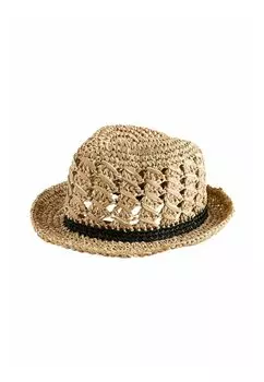 Панама WEAVE PACKABLE TRILBY Next, бежевый