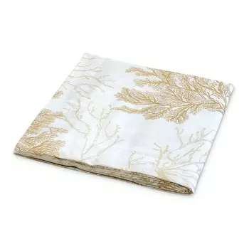 Панамская хлопковая скатерть с узором - Maddalena Lisola, песок