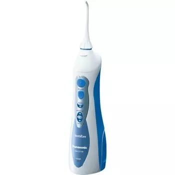 Panasonic EW1211W845 ирригатор с 2 режимами струи белый и синий, 1 шт.