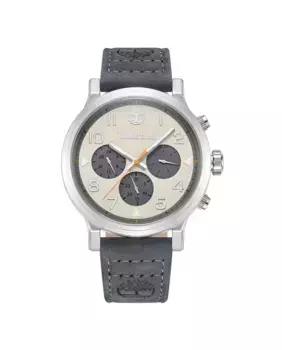 Pancher TDWGF0028903 мужские кожаные часы с серым ремешком Timberland, серый