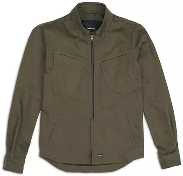 Рубашка мотоциклетная Pando Moto Capo Cor 02, темно-оливковый