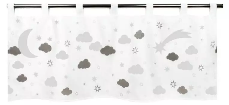 Панельная штора Delindo Lifestyle Bistrogardine MONACO, 120x45 см, белый